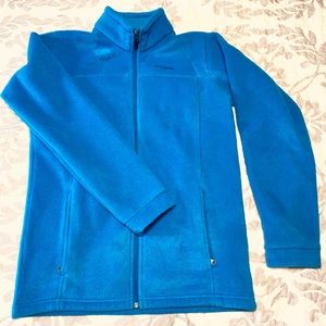 Youth XL Blue Columbia fleece jacket. Full zip